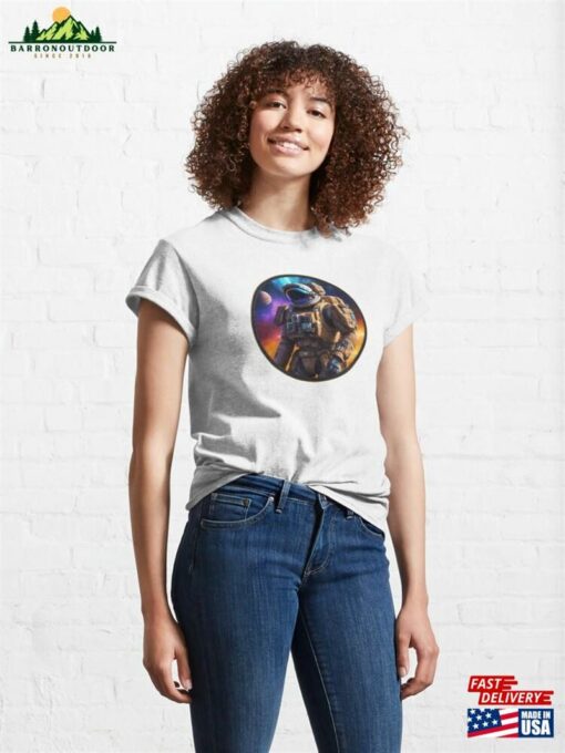 Galactic Explorer Sticker Classic T-Shirt Hoodie