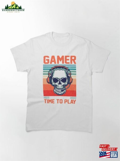 Gamer Time To Play Classic T-Shirt