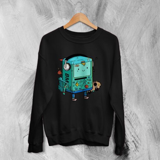 Adventure Time Sweatshirt Cartoon BMO Sweater Animated Character