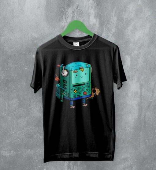 Adventure Time T-Shirt Cartoon BMO Shirt Animated Character