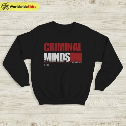 Criminal Minds Logo Sweatshirt Criminal Minds Shirt TV Show Shirt