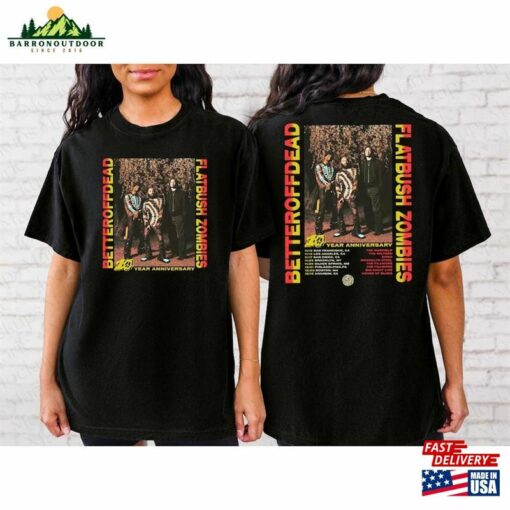 Flatbush Zombies 10 Years Anniversary T-Shirt Band Sweatshirt 2023 Concert Shirt Classic Unisex