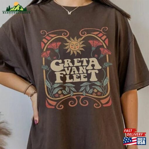 Fleet Merch Shirt Vintage Greta T-Shirt Retro Dream In Gold Tour 2023 Tee Classic