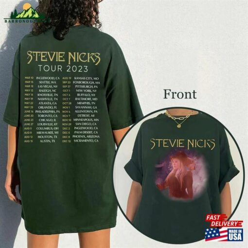 Fleetwood Mac T-Shirt Stevie Nicks 2023 Tour Tee Clothing Sweatshirt Unisex