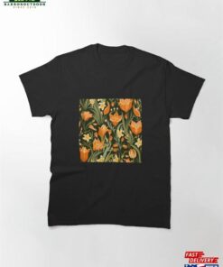 Floral Pattern With Tulips Classic T-Shirt Hoodie