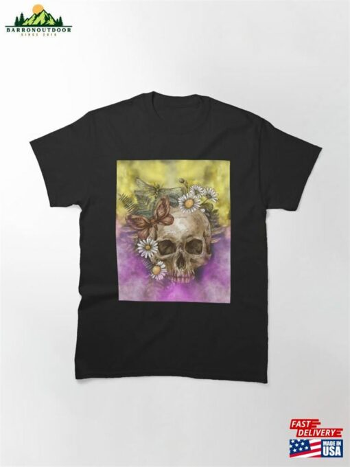 Floral Skull Classic T-Shirt Sweatshirt