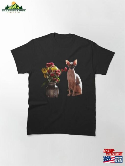 Floral Sphinx Classic T-Shirt Unisex