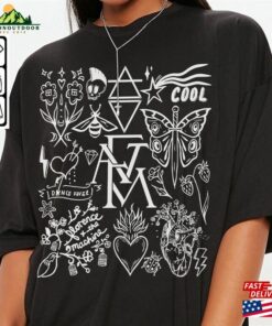 Florence And The Machine Doodle Art Shirt Vintage Album Lyrics Tattoo Sweatshirt Hoodie Tour 2023 Da3005dt Unisex Classic