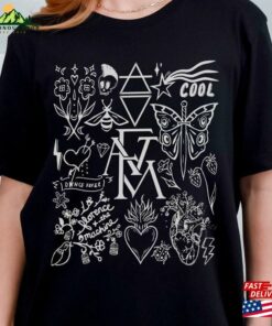 Florence And The Machine Doodle Art Shirt Vintage Album Lyrics Tattoo T-Shirt Tour 2023 Classic