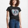 Flower Heart Cat Classic T-Shirt Unisex
