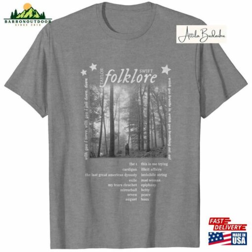 Folklore Album Shirt The Eras Tour 2023 Rock Music T-Shirt Classic Sweatshirt