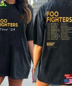 Foo Fighters 2024 Tour Shirt Everything Or Nothing At All Concert Classic Unisex