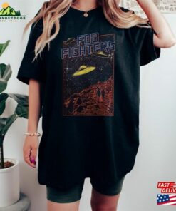 Foo Fighters Shirt Retro Ufo Grunge Gift For Fan Shirts Hoodie Classic