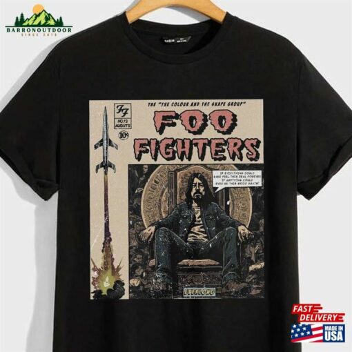 Foo Fighters Tour Shirt Grunge Gift For Fan Shirts Classic T-Shirt