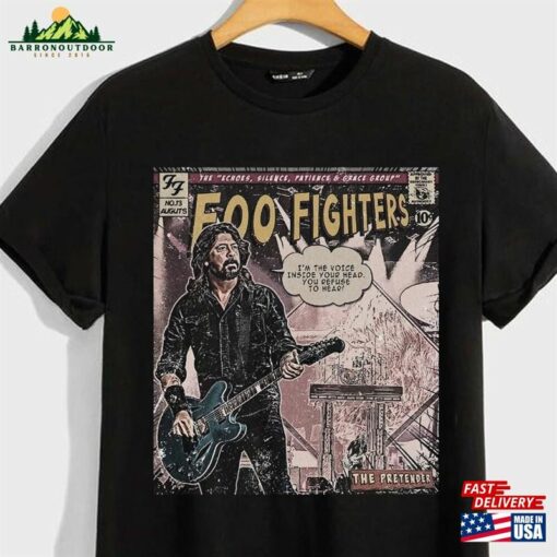 Foo Fighters Tour Shirt Grunge Gift For Fan Shirts T-Shirt Classic