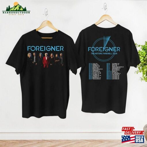 Foreigner 2023 Tour Vintage Rock Band Shirt T-Shirt Sweatshirt