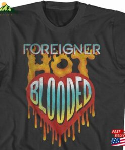 Foreigner Hot Blooded Charcoal Gray Shirt Unisex Sweatshirt