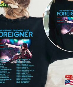 Foreigner The Historic Farewell Tour 2023 Shirt Band Fan Festival Sweatshirt Classic