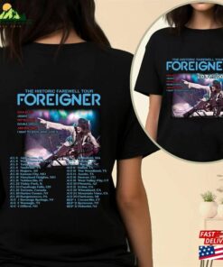 Foreigner The Historic Farewell Tour 2023 Shirt Concert For Fan Unisex Classic