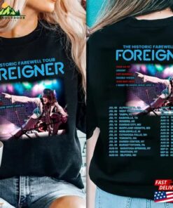 Foreigner The Historic Farewell Tour 2023 Shirt Concert Music Band Fan Unisex Sweatshirt
