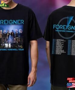 Foreigner The Historic Farewell Tour 2023 Shirt Music Rock Band Tee Unisex Hoodie