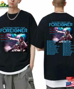 Foreigner The Histroric Farewell Tour 2023 Shirt Concert Band Fan Hoodie Unisex