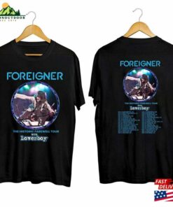 Foreigner The Histroric Farewell Tour 2023 Shirt Concert Band Fan T-Shirt Hoodie