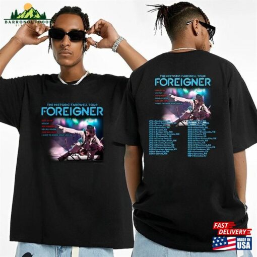 Foreigner The Histroric Farewell Tour 2023 Shirt Concert Band Fan Unisex Sweatshirt