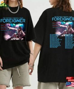 Foreigner The Histroric Farewell Tour 2023 Shirt Concert Music T-Shirt Unisex