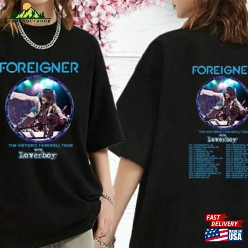 Foreigner The Histroric Farewell Tour 2023 Shirt T-Shirt Foreeigner Sweatshirt Hoodie Classic