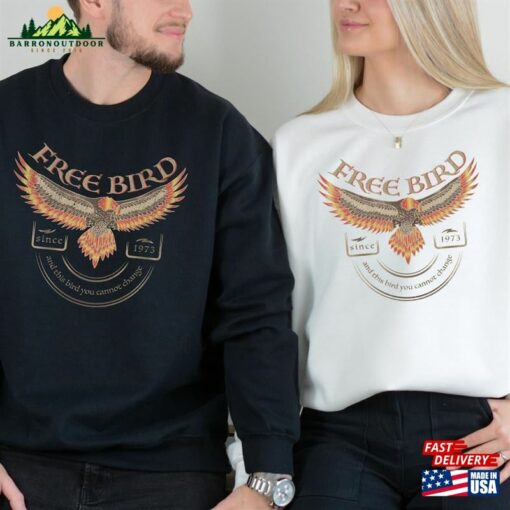 Free Bird Shirt Old School Band Sweatshirt Retro Music T-Shirt Classic