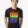 Free Mom Hugs Pride Design Tri Hoodie Sweatshirt