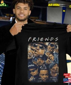 Friends Rappers I Am Hip Hop Shirt Funny Black Cotton Tee Gift Vintage Sweatshirt Unisex