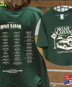 Full Dates Noah Kahan Stick Season Tour 2023 Shirt Retro Vintage Style Hoodie Sweatshirt