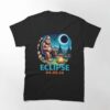 Funny Bigfoot Total Solar Eclipse T-Shirt 2024 Tour Shirt Unisex Classic
