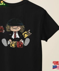Funny Child Acdc Abc Building Blocks Rock Band Music Drums Singing Song Adult T-Shirt Hoodie