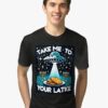 Funny Hanukkah Latke Alien Take Me To Your Tri Unisex T-Shirt