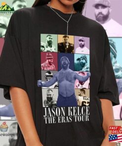 Funny Kelce Eras Tour Shirt Jason Shirtless Retro Classic Unisex