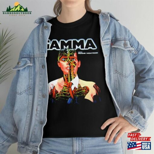 Gamma 1 1979 Ronnie Montrose Album Poster Cover T-Shirt All Sizes S 5Xl Hard Rock Vintage Unisex Heavy Cotton Tee