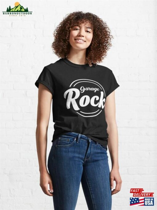 Garage Rock White Classic T-Shirt Hoodie