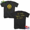 Garbage Rain Smiley Smoke Adult T-Shirt Hoodie Classic