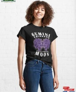 Gemini Thinkers Seeing Both Sides Of The Moon Classic T-Shirt Unisex Hoodie
