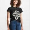 Geometric Snake Art Classic T-Shirt Unisex