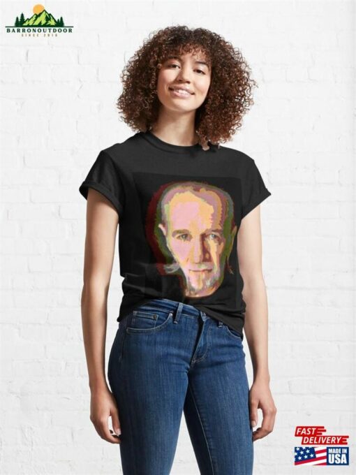 George Carlin Retro Pop Art Portrait Classic T-Shirt Sweatshirt