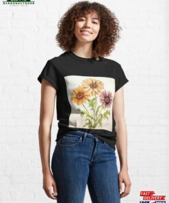 Gerbera Flowers Inspired By My Mothers Flower Paintings Classic T-Shirt Hoodie
