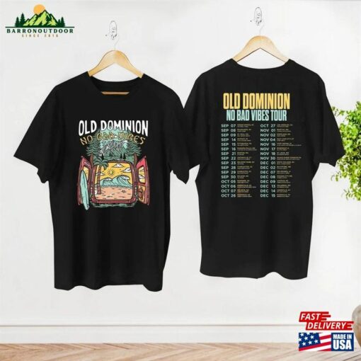 Get Ready For The Old Dominion Tour 2023’No Bad Vibes T-Shirt Unisex