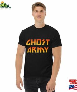 Ghost Army T Shirt Metal Band In Kiss Fire Flame Style Sweatshirt T-Shirt