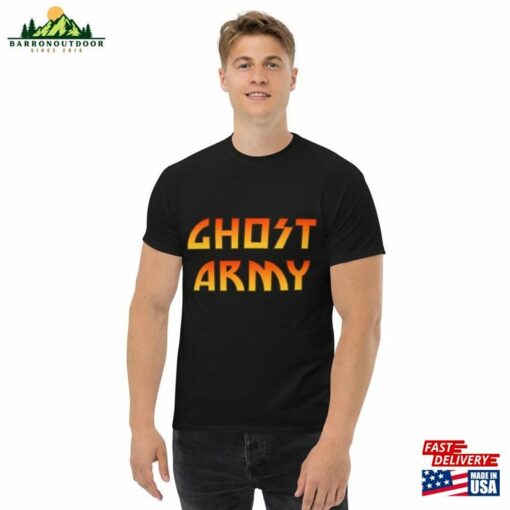 Ghost Army T Shirt Metal Band In Kiss Fire Flame Style Sweatshirt T-Shirt