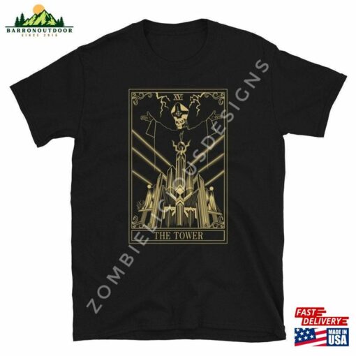 Ghost The Tower Tarot Card T-Shirt Classic