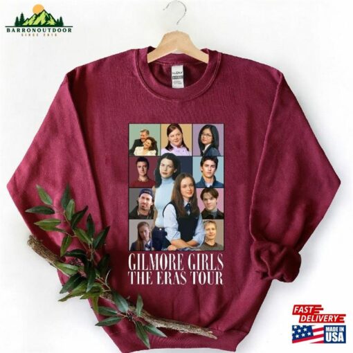 Gilmore Girl X The Eras T-Shirt Sweatshirt Hoodie Stars Hollows Shirt Tv Show Gifts Classic